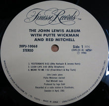Carica l'immagine nel visualizzatore di Gallery, John Lewis (2) With Putte Wickman And Red Mitchell : The John Lewis Album (LP, Album, RE)