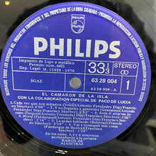 Carica l'immagine nel visualizzatore di Gallery, El Camarón De La Isla Con La Colaboración Especial De Paco De Lucía : Cada Vez Que Nos Miramos (LP, Album)