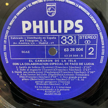 Carica l'immagine nel visualizzatore di Gallery, El Camarón De La Isla Con La Colaboración Especial De Paco De Lucía : Cada Vez Que Nos Miramos (LP, Album)