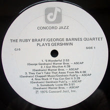 Carica l'immagine nel visualizzatore di Gallery, Ruby Braff / George Barnes Quartet : Plays Gershwin (LP, Album)