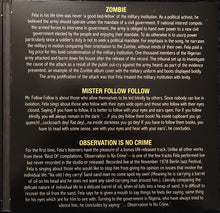Carica l'immagine nel visualizzatore di Gallery, Fela Kuti And Africa 70 : Zombie (CD, Album, RE)