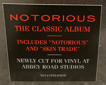 Carica l'immagine nel visualizzatore di Gallery, Duran Duran : Notorious (LP, Album, RE, RM)