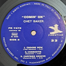 Carica l'immagine nel visualizzatore di Gallery, The Chet Baker Quintet : Comin' On With The Chet Baker Quintet (LP, Album, Mono)