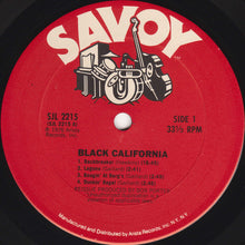 Carica l'immagine nel visualizzatore di Gallery, Sonny Criss, Slim Gaillard, Roy Porter Big Band With Eric Dolphy, Helen Humes, Harold Land, Hampton Hawes, Art Pepper : Black California (The Savoy Sessions) (2xLP, Comp)