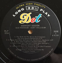 Carica l'immagine nel visualizzatore di Gallery, Bud Freeman - Mary Mulligan : Midnight Session (LP, Album, Mono)