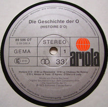 Carica l'immagine nel visualizzatore di Gallery, Pierre Bachelet : Geschichte Der O (LP, Album)