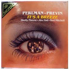 Carica l'immagine nel visualizzatore di Gallery, Itzhak Perlman, André Previn, Shelly Manne, Jim Hall, Red Mitchell : It's A Breeze (LP, Album)