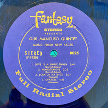 Carica l'immagine nel visualizzatore di Gallery, Gus Mancuso : Music From New Faces (LP, Album, Blu)