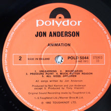 Carica l'immagine nel visualizzatore di Gallery, Jon Anderson : Animation (LP, Album)