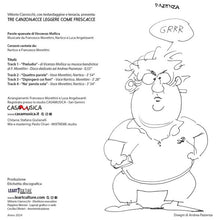 Carica l'immagine nel visualizzatore di Gallery, Vincenzo Mollica : Tre Canzonacce Leggere Come Frescacce (LP)