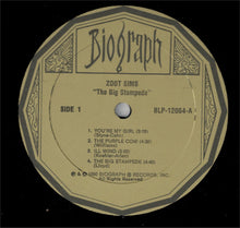 Carica l'immagine nel visualizzatore di Gallery, Zoot Sims : The Big Stampede (LP, Album, RE)