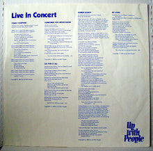 Carica l'immagine nel visualizzatore di Gallery, Up With People : Live In Concert (LP)