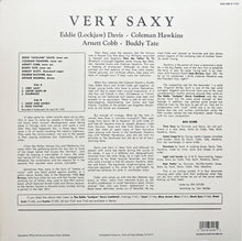Carica l'immagine nel visualizzatore di Gallery, Eddie "Lockjaw" Davis - Buddy Tate - Coleman Hawkins - Arnett Cobb : Very Saxy (LP, Album, RE, RM)