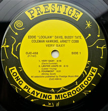 Carica l'immagine nel visualizzatore di Gallery, Eddie "Lockjaw" Davis - Buddy Tate - Coleman Hawkins - Arnett Cobb : Very Saxy (LP, Album, RE, RM)
