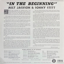 Carica l'immagine nel visualizzatore di Gallery, Milt Jackson & Sonny Stitt : In The Beginning (LP, Album, Ltd, RE)
