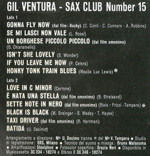 Carica l'immagine nel visualizzatore di Gallery, Gil Ventura : Sax Club Number 15 (LP, Album)