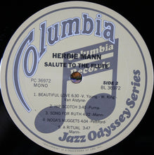Carica l'immagine nel visualizzatore di Gallery, Herbie Mann With Urbie Green, Joe Wilder, Hank Jones, Joe Puma, Oscar Pettiford : Salute To The Flute (LP, Album, Mono, RE, RM)