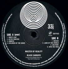 Carica l'immagine nel visualizzatore di Gallery, Black Sabbath : Master Of Reality (LP, Album, RE, Emb)