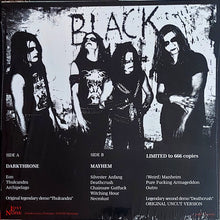Carica l'immagine nel visualizzatore di Gallery, Darkthrone / Mayhem : The True Legends In Black (LP, Comp, Ltd, Unofficial)
