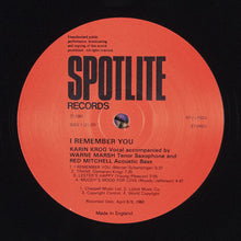 Carica l'immagine nel visualizzatore di Gallery, Karin Krog, Warne Marsh, Red Mitchell : I Remember You... (LP, Album)