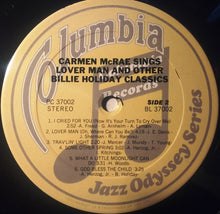 Carica l'immagine nel visualizzatore di Gallery, Carmen McRae : Sings "Lover Man" And Other Billie Holiday Classics (LP, Album, RE, RM)