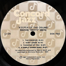 Carica l'immagine nel visualizzatore di Gallery, Marvin "Smitty" Smith : Keeper Of The Drums (LP, Album)