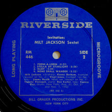 Carica l'immagine nel visualizzatore di Gallery, Milt Jackson Sextet : Invitation (LP, Album, Mono)