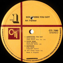 Carica l'immagine nel visualizzatore di Gallery, Art Farmer : Something You Got (LP, Album)