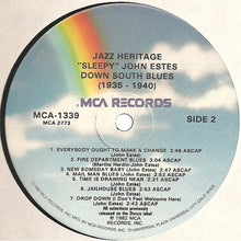 Carica l'immagine nel visualizzatore di Gallery, Sleepy John Estes : Down South Blues (1935-1940) (LP, Comp)