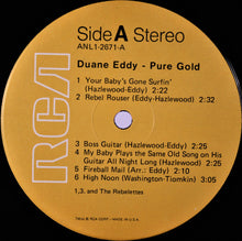 Carica l'immagine nel visualizzatore di Gallery, Duane Eddy : Pure Gold (LP, Album, Comp, RE, Ind)
