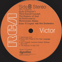 Carica l'immagine nel visualizzatore di Gallery, Duke Ellington And His Orchestra : Duke Ellington's Third Sacred Concert, The Majesty Of God, As Performed In Westminster Abbey (LP)