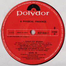 Carica l'immagine nel visualizzatore di Gallery, Level 42 : A Physical Presence (2xLP, Album)
