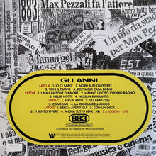 Carica l'immagine nel visualizzatore di Gallery, 883 : Gli Anni (2xLP, Album, Ltd, Num, S/Edition, Pro)
