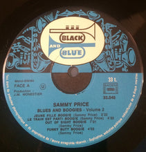 Carica l'immagine nel visualizzatore di Gallery, Sammy Price : Blues And Boogies - Volume 2 (LP, Album)