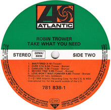 Carica l'immagine nel visualizzatore di Gallery, Robin Trower : Take What You Need (LP, Album)