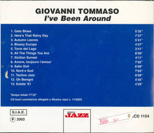 Carica l'immagine nel visualizzatore di Gallery, Giovanni Tommaso : I've Been Around (CD, Comp)