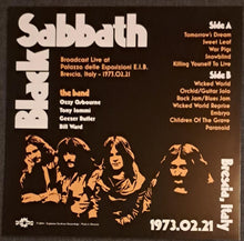 Carica l'immagine nel visualizzatore di Gallery, Black Sabbath : Brescia, Italy 1973.02.21 (LP, Album, Unofficial)