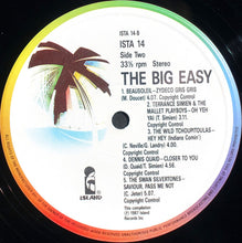 Carica l'immagine nel visualizzatore di Gallery, Various : The Big Easy (Original Motion Picture Soundtrack) (LP, Album, Comp)