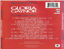 Carica l'immagine nel visualizzatore di Gallery, Gloria Gaynor : The Very Best Of Gloria Gaynor "I Will Survive" (CD, Comp, RP)