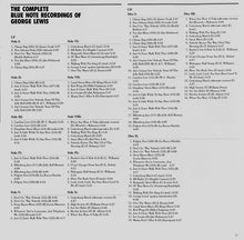 Carica l'immagine nel visualizzatore di Gallery, George Lewis (2) : The Complete Blue Note Recordings Of George Lewis (5xLP, Comp, Mono + Box, Ltd, Num)