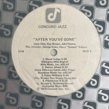 Carica l'immagine nel visualizzatore di Gallery, Herb Ellis, Ray Brown, Harry Edison, Jake Hanna, Plas Johnson, George Duke : After You've Gone (LP, Album)