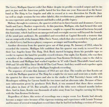 Carica l'immagine nel visualizzatore di Gallery, Lee Konitz & Gerry Mulligan Quartet : Konitz Meets Mulligan (CD, Album, RE)