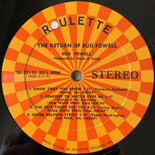 Carica l'immagine nel visualizzatore di Gallery, Bud Powell : The Return Of Bud Powell (LP)