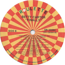 Carica l'immagine nel visualizzatore di Gallery, Betty Carter : Finally (LP, RE)