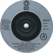 Carica l'immagine nel visualizzatore di Gallery, CJ Lewis : Everything Is Alright (Uptight) (7", Single)