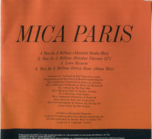 Carica l'immagine nel visualizzatore di Gallery, Mica Paris : Two In A Million (CD, Maxi)