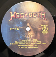 Carica l'immagine nel visualizzatore di Gallery, Megadeth : Demos 1988 + Live In San Francisco 1992 (LP, Unofficial)
