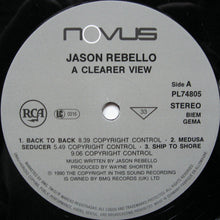 Carica l'immagine nel visualizzatore di Gallery, Jason Rebello : A Clearer View (LP, Album)