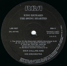 Carica l'immagine nel visualizzatore di Gallery, Dick Collins And His Orchestra : King Richard The Swing Hearted (LP, Album, RE)