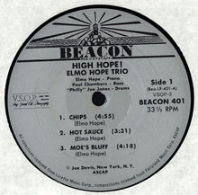 Carica l'immagine nel visualizzatore di Gallery, Elmo Hope Trio : High Hope! (LP, Album, Mono, RE)